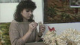 Výroba slaměných ozdob (1993)