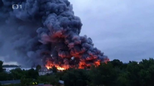 Požár letňanského výstaviště