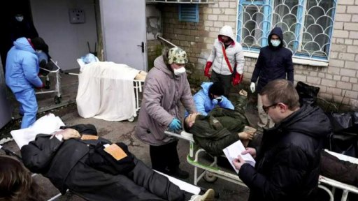 Válečné fotografie z Mariupolu