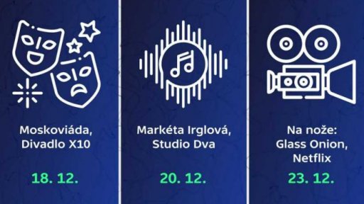 Kulturní přehled příštích týdnů