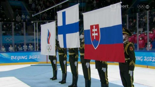 Vítězný ceremoniál - stříbro, zlato