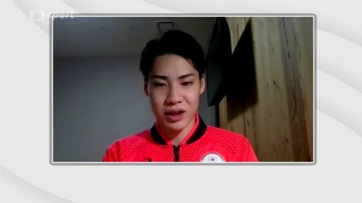 Japonský para badmintonový hráč Daiki Kajiwara