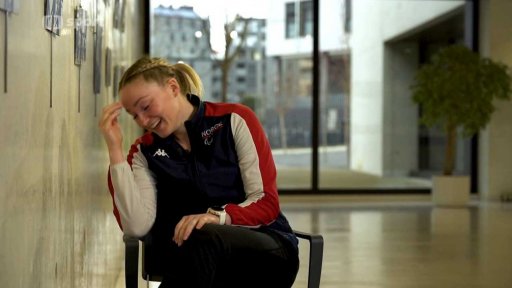 Norská para badmintonová hráčka Helle Sofie Sagoey