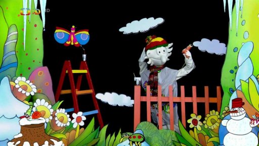 Pip s Otylkou natírají a čechrají jarní obláčky