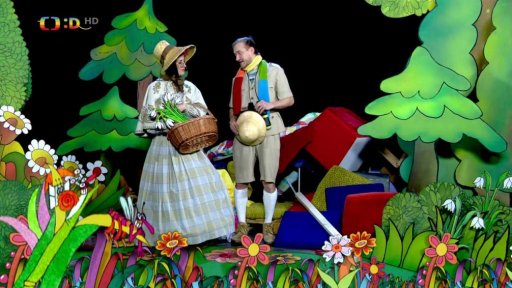 Polapil je v lese a je schovaný v bunkru, Pipeta jej odhalí a Žán Pól s ní jde sázet sněženky