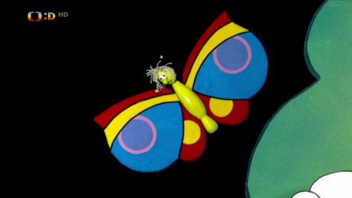 Muf ve lstivém převleku za mouchu ukradne Pipolet.