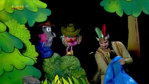 Mufikanti a píseň Básník les.