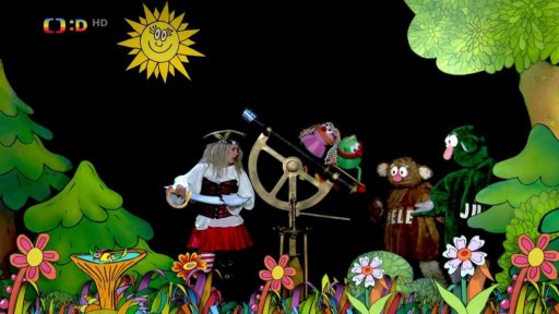 K Jůhelákům, Mufovi a Fámule se připojí Drsňačka - zlomila se jí šavle. Volají o pomoc!