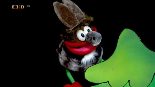 Na paloučku se objevil Mufo-oslík a je sním velká legrace, í-á! Jů a Hele Mufa poznají, ale nechtějí mu zkazit radost.