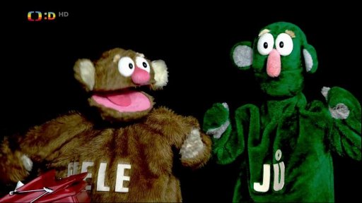 Jůheláci se bojí, že jim Mufo-zvířátko slupne všechny zásoby.