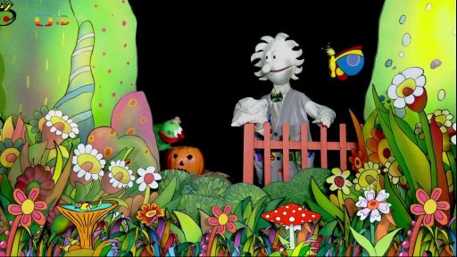 Muf udělal z Ludvy halloweenskou dýni.