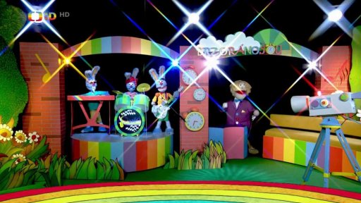 Harry Šouman vítá jazzajíce a společně si zazpívají píseň Mrak nad věží; text T.Končinský, hudba T.Kugel