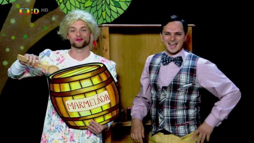 Muf coby režisér natáčí s Filipem a Tomášem klip k písničce Linda a z Toma udělá holku! Hudba a text Ivan Mládek