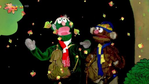 Jů a Hele se rozhodnou zapojit do výzvy Superjá a vypraví se na pochod! Muf hned zavětří příležitost ke zlobišárně.