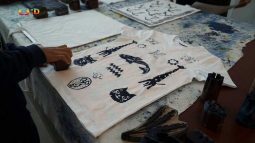 Expozice textilního tisku ve Dvoře Králové