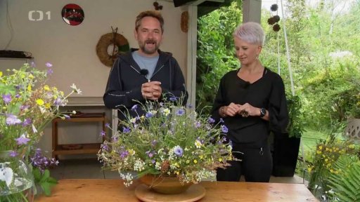 Dekorace z lučního kvítí