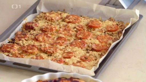 Slaný koláč a la americká pizza - 1. část