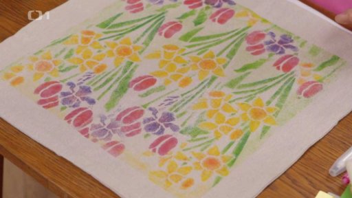 Výroba povlaku na polštář