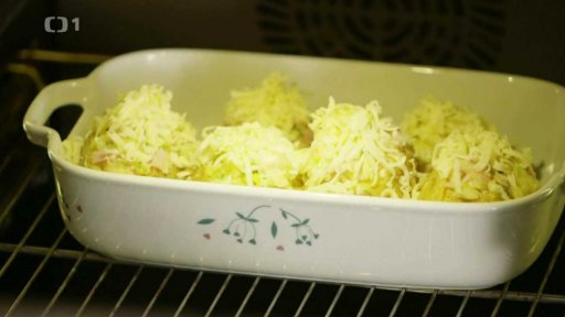 Zapečené plněné brambory