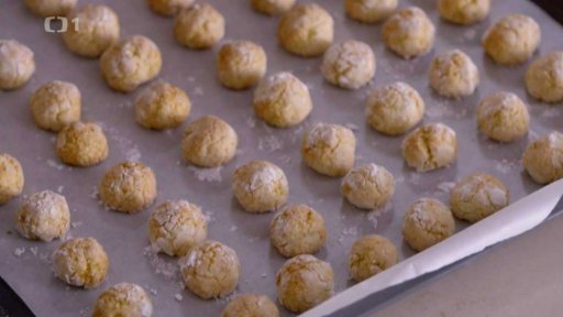 Kokosovopomerančové sušenky, domácí hořčice