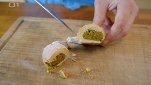 Rohlíčky s pistáciovou náplní