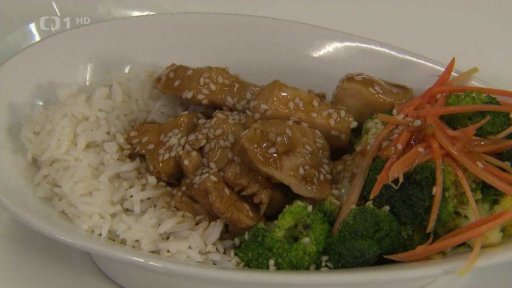 Kuře s omáčkou teriyaki a brokolicí