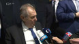 Zeman odevzdal svůj hlas v Lánech