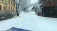 Silné sněžení v Česku