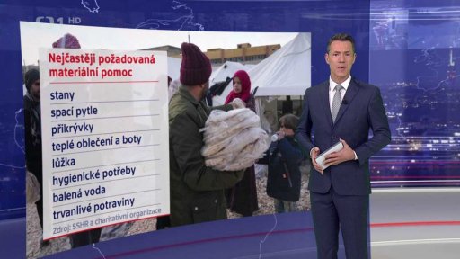 Sbírka na pomoc Turecku a Sýrii