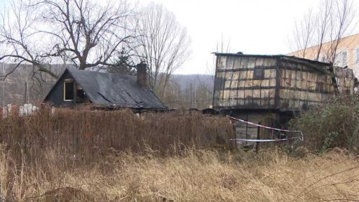 Požár zahradní chatky