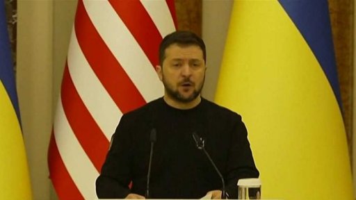 Americký prezident Biden v Kyjevě