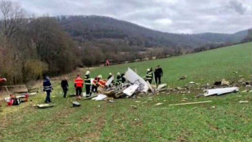 Pád malého letadla na Slovensku