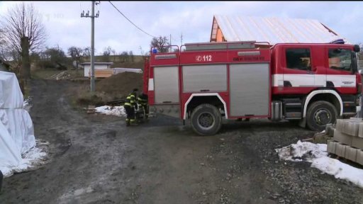 Promáčený svah ve Francově Lhotě