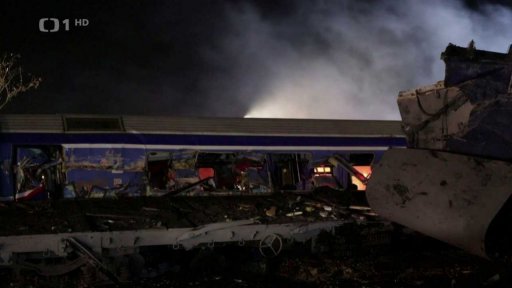 Tragická srážka vlaků