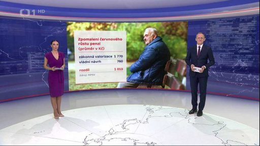 Zpomalení červnového růstu penzí