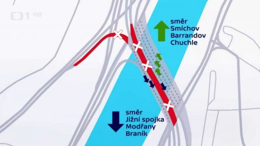 Druhá etapa oprav Barrandovského mostu