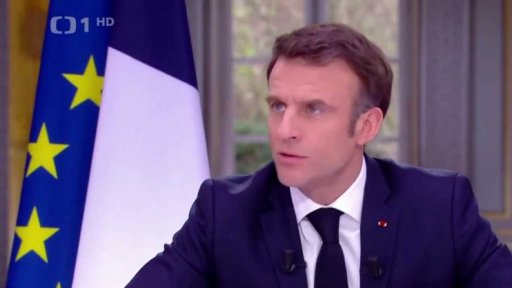 Projev prezidenta Macrona