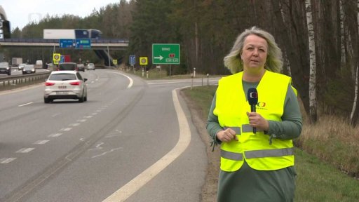 Oprava přivaděčů na dálnici D1 u Jihlavy