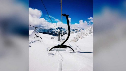 Zásoby sněhu v kalifornii