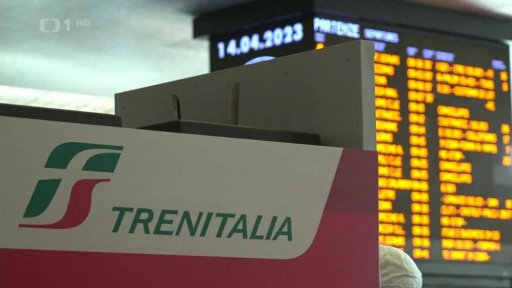 Stávka vlaků v Itálii