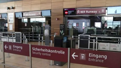 Stávka zaměstnanců berlínského letiště