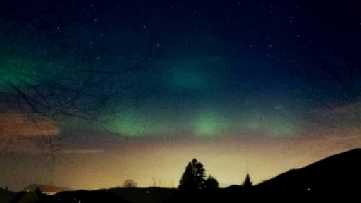 Polární záře nad Českem
