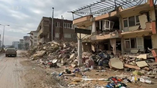 Následky zemštřesení v Turecku