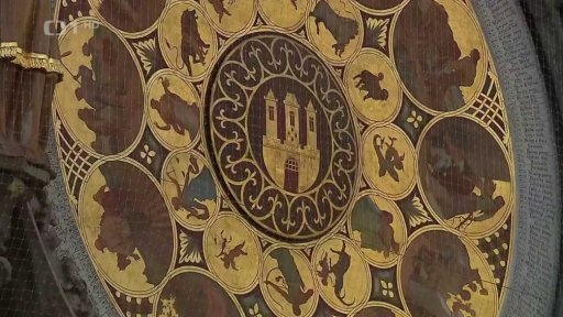 Výměna kalendária na pražském Orloji