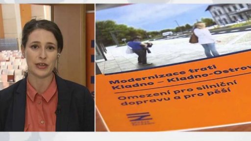 Modernizace železniční trati v Kladně