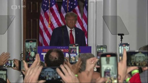 Trump před soudem v Miami