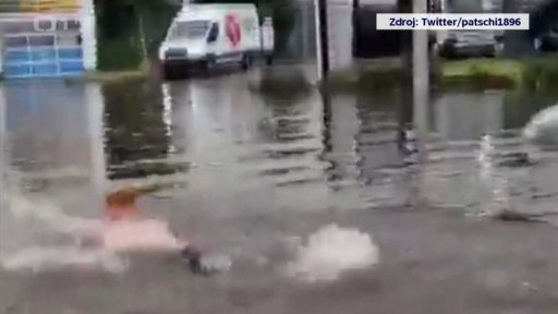 Extrémní bouřky v Německu