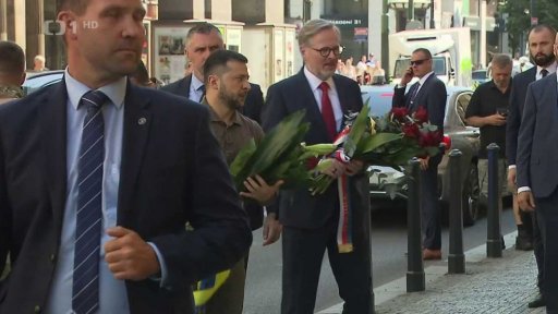 Prezidentova procházka Prahou