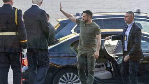 Momentky z návštěvy prezidenta Zelenského v Praze