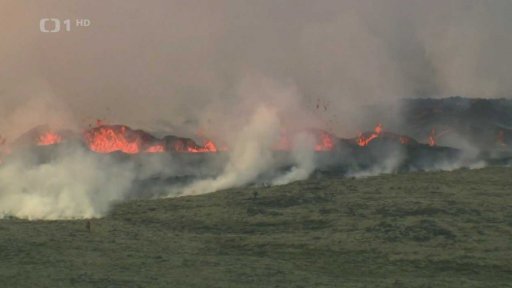 Výbuch islandské sopky